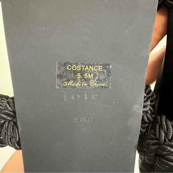 Joie Constance Women’s Black Corded Braided Slip In Summer Sandal Size 5.5 NIB - Picture 9 of 11